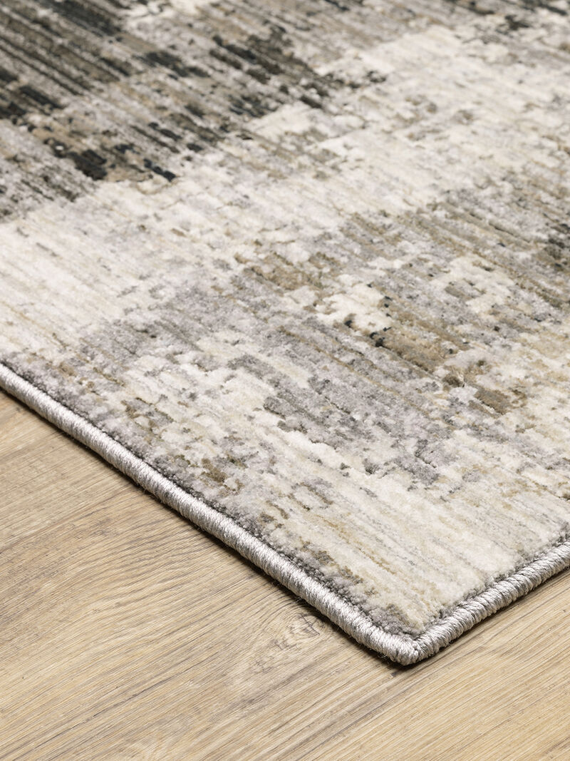 Nebulous 3'3" x 5' Grey/Beige Rug