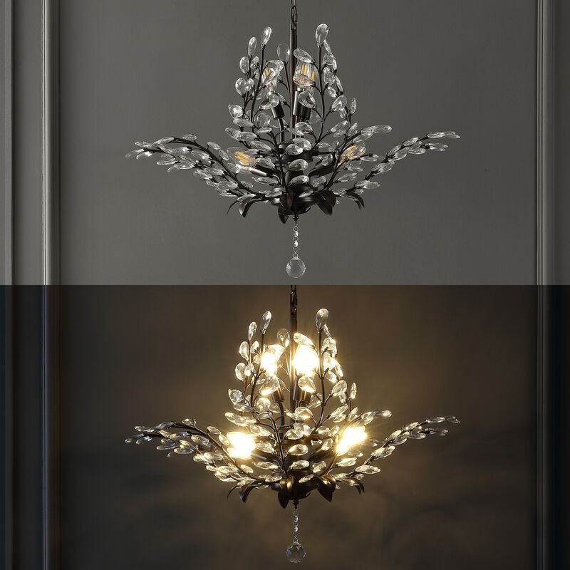 Diantha 7-Light Contemporary Bohemian Iron/Acrylic LED Pendant