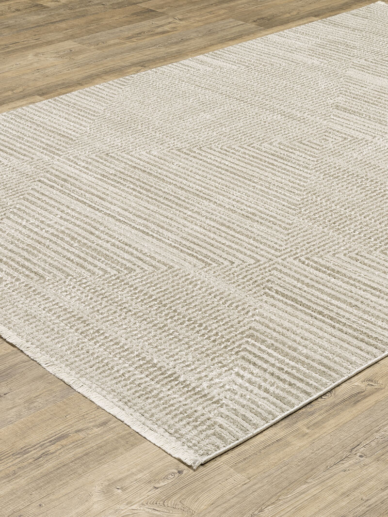 Bauer 3'10" x 5'5" Beige Rug