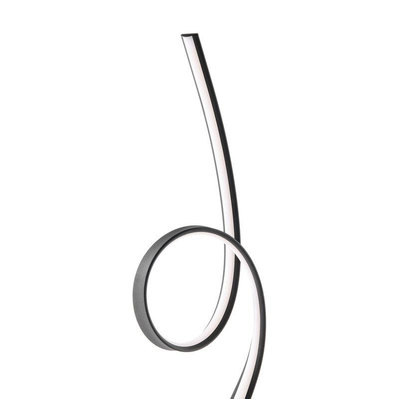 Amsterdam Floor Lamp White Metal Dimmable Integrated LED