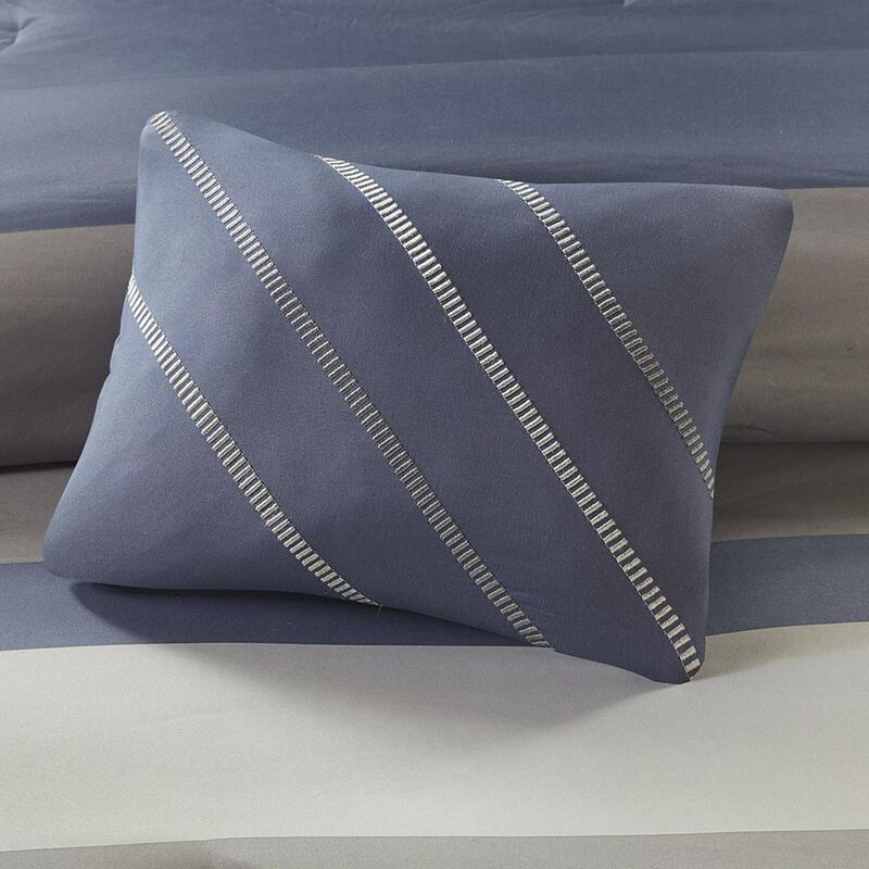 Belen Kox Serene Stripe Complete Bed Set with Sheets, Belen Kox