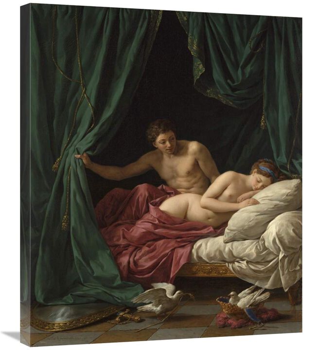 Mars and Venus, Allegory of Peace (Mars et Venus, allegorie sur la Paix)-Canvas Art-24.9x30