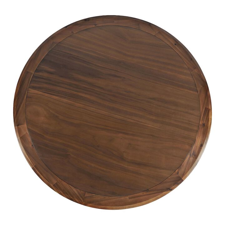 Jofran Nash Mid-Century Modern 45 Round Pedestal Counter Height Dining Table