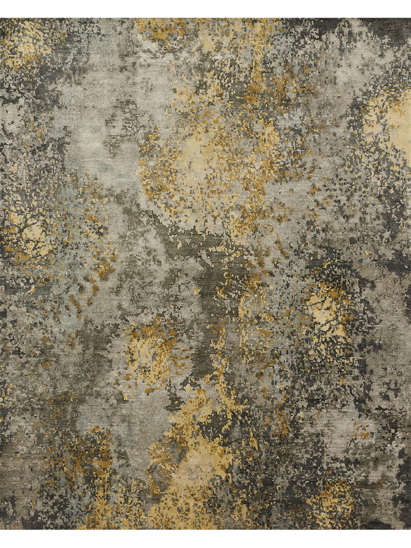 Elixir EH07 Grey/Peridot 5'6" x 8'6" Rug