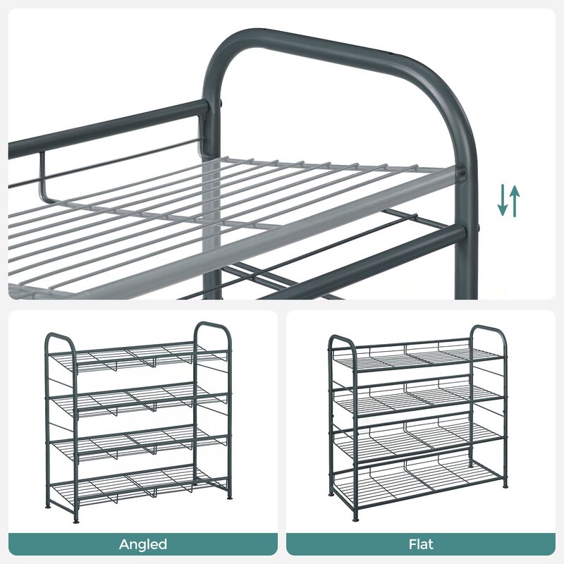 Stackable Shoe Rack - Space-Saving Shoe Organizer for Efficient Storage