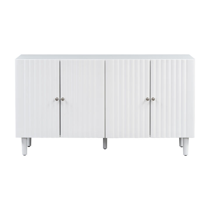 Merax Sideboard Storage Cabinet with 4 Doors