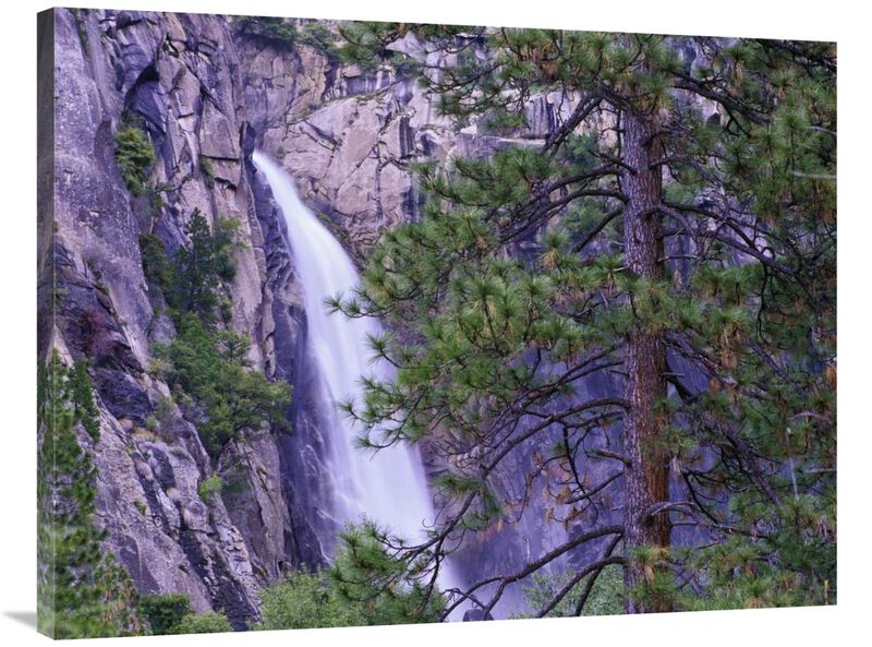 The Cascades from Yosemite National Park, California-Canvas Art-40x30