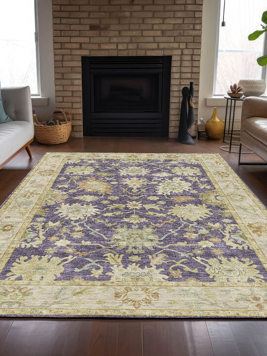 Hatay HY2 Eggplant 3' x 5' Rug