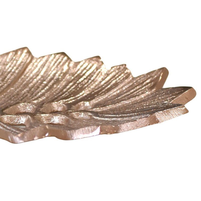Handmade Decorative Bronze Color Coated 7.87 x 3.54 x 0.59 Inches Aluminium Tray 051AB BBH Home's