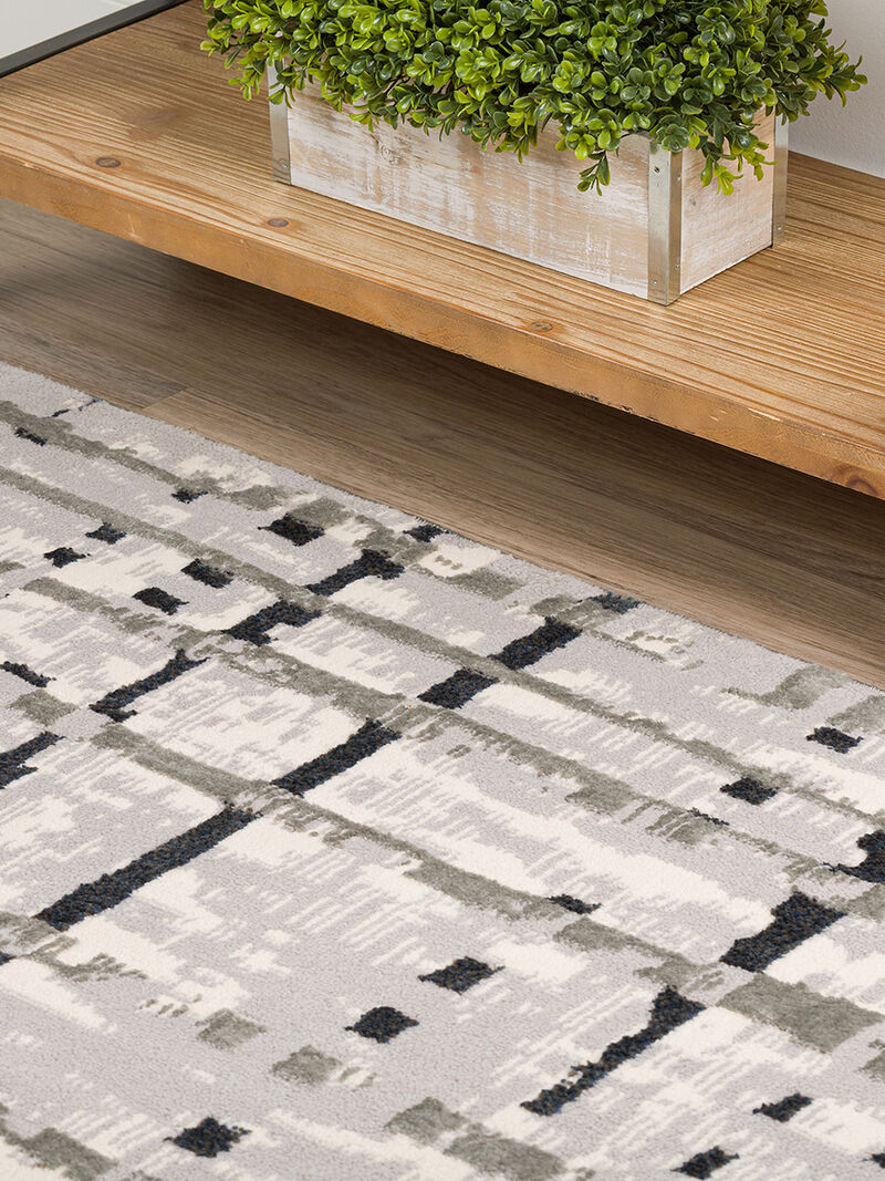 Karma KM4 Grey 3'3" x 5'1" Rug