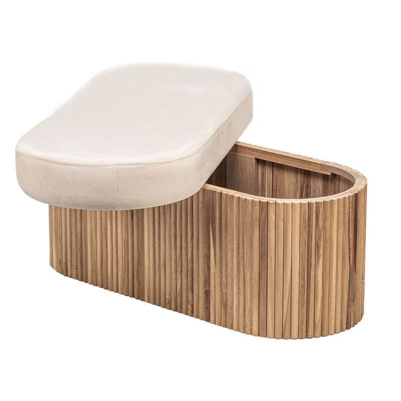 Scandinavian Design Bench with Storage