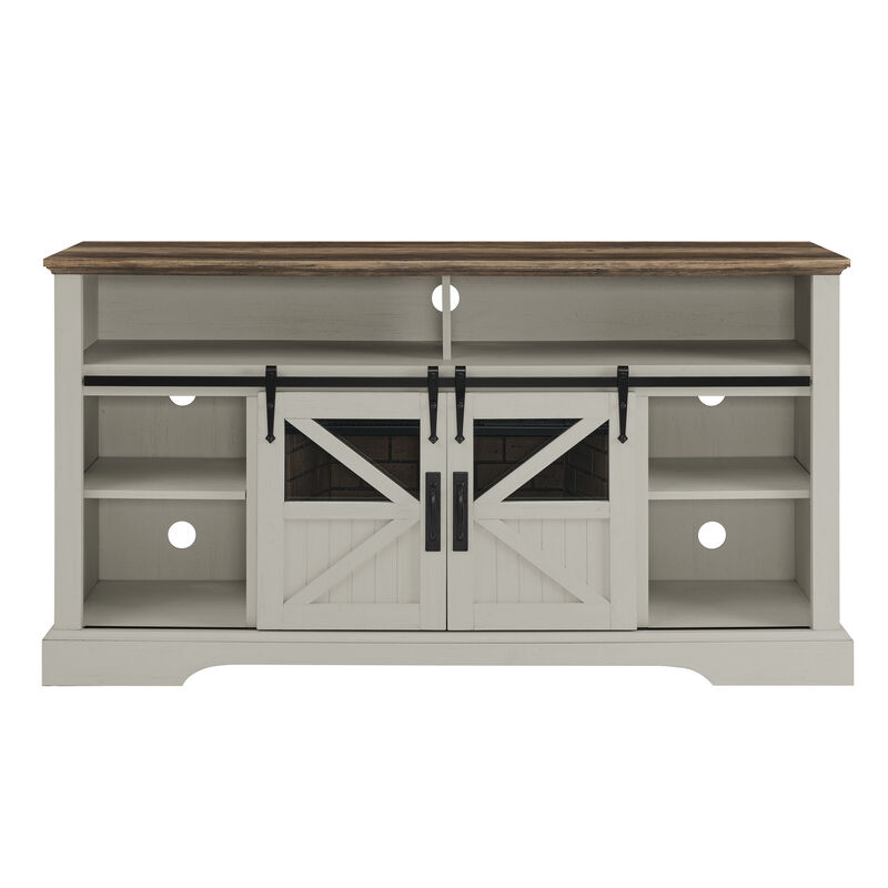 Streamdale Electric Fireplace TV Stand with Sensor (60")