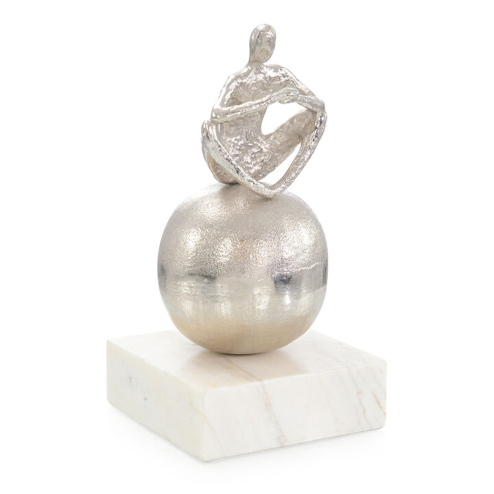 Meditation Sculpture - Nickle