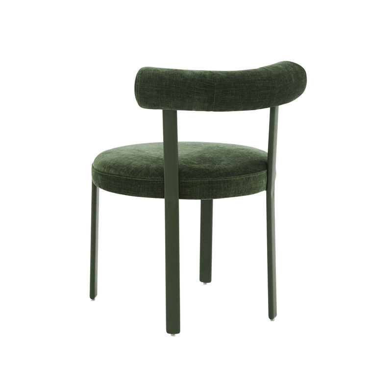 Margaret Chocolate Brown Boucle Dining Chair