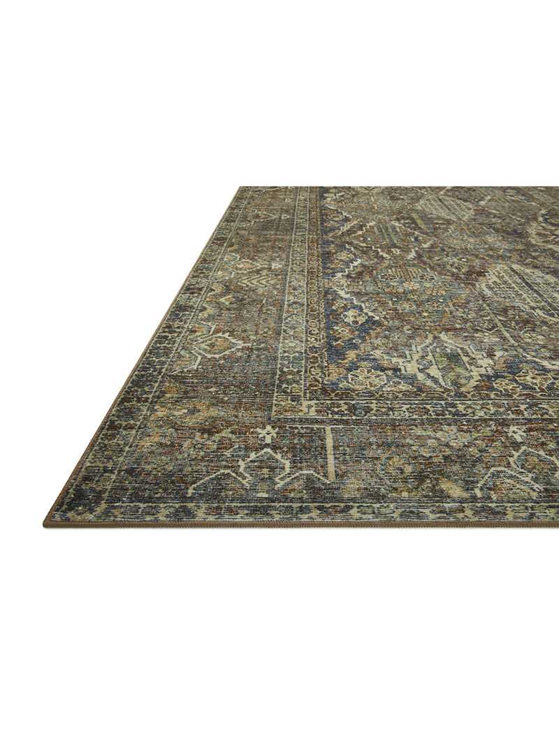 Banks BAN05 Spice/Blue 3'6" x 5'6" Rug