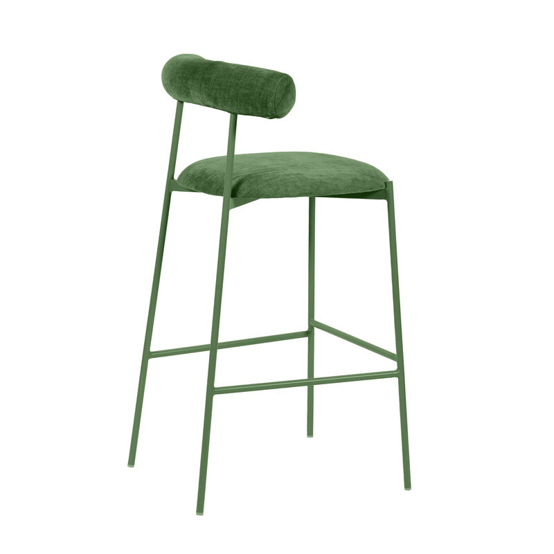 Liliana Mauve Velvet Bar Stool