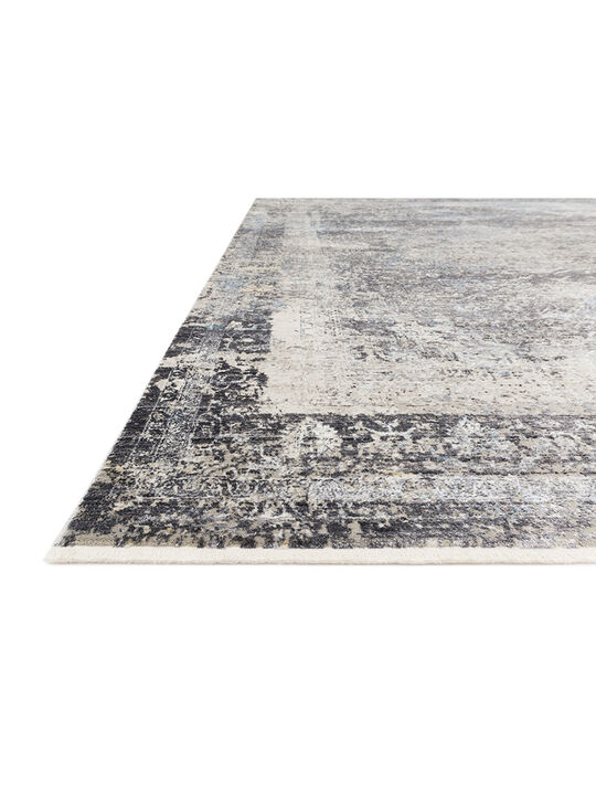 Franca FRN03 Charcoal/Sky 18" x 18" Sample Rug