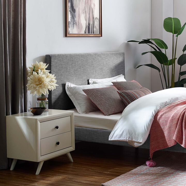 Modway - Taylor Full / Queen Upholstered Linen Fabric Headboard