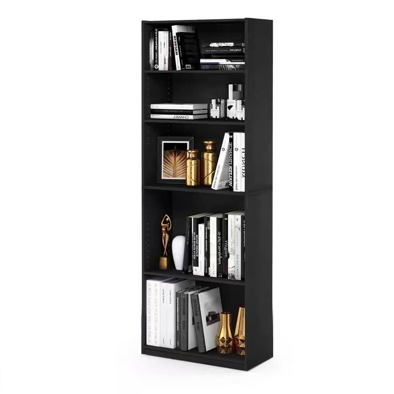 Freestanding 5-Tier Bookcase for Books In Living Room