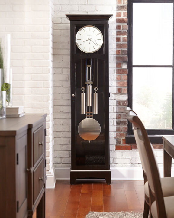 Howard Miller 660125 Howard Miller Urban Floor Clock Iii 660125 Black Satin