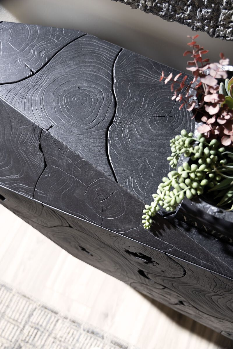 Prism Black Console Table