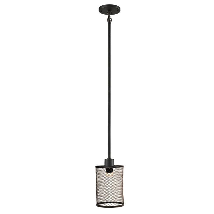 54.5" Black Ritchie Mesh Pendant Ceiling Light Fixture