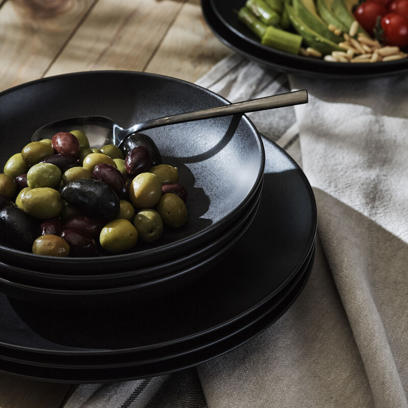 Porto by Stone Lain Semplice Stoneware 24 Piece Dinnerware Set