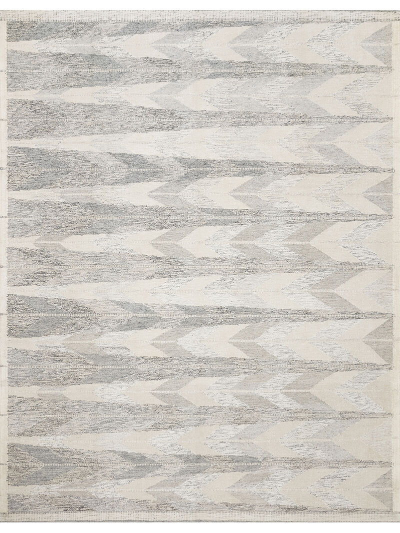 Evelina EVE02 Pewter/Silver 3'6" x 5'6" Rug