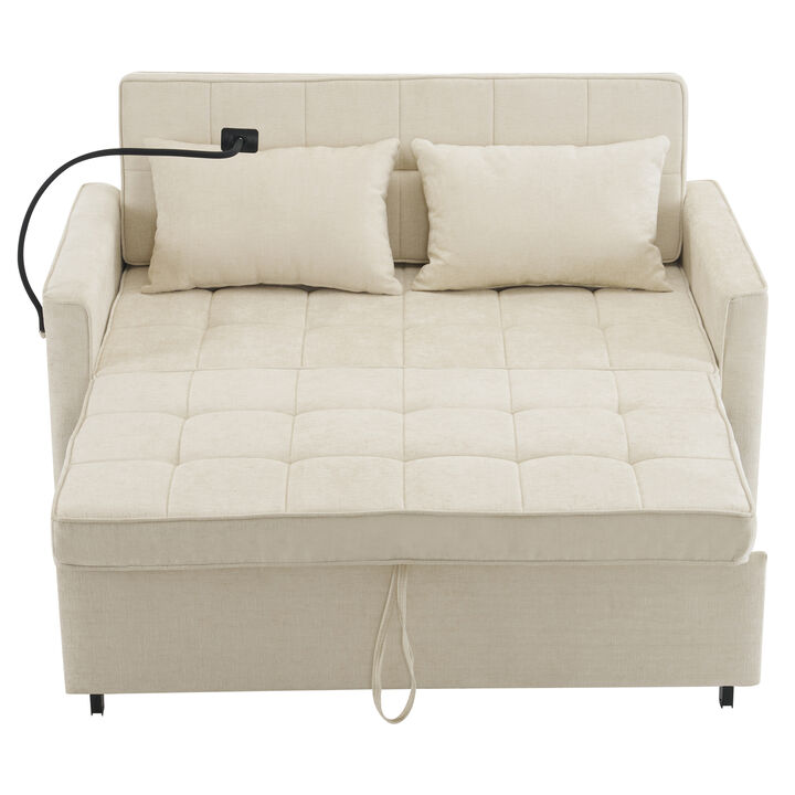 Merax Pull-out Loveseat Sleeper Sofa Bed