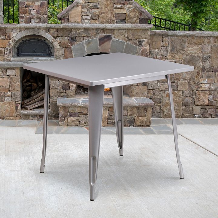 Metal Colorful Restaurant Tables