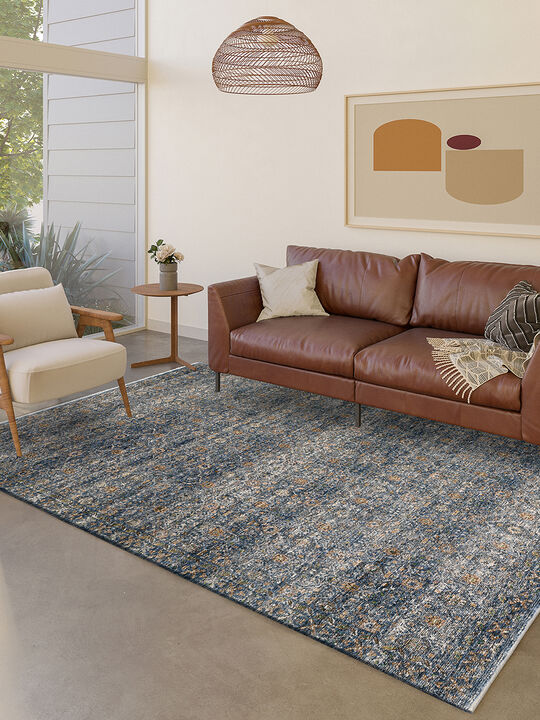 Yarra YA6 Navy 20" x 30" Rug