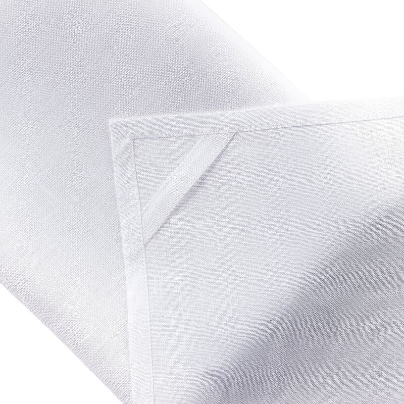 Solino Home 100% Pure Linen Kitchen Towels Set of 2 - 17 x 26 Inch | Fete