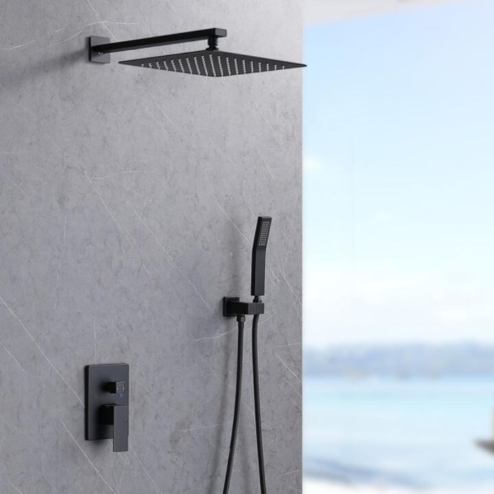 Shower System Combo Set Modern Shower Faucet with Adjustable Features for a Luxurious Bathing Experience