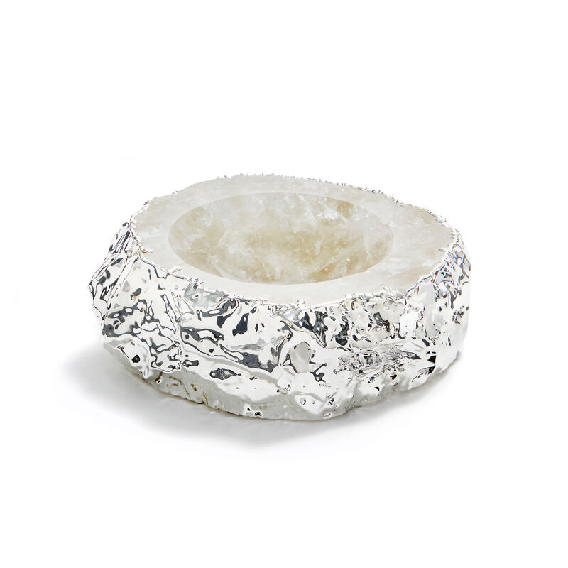 Cascita Bowl, Crystal & Silver