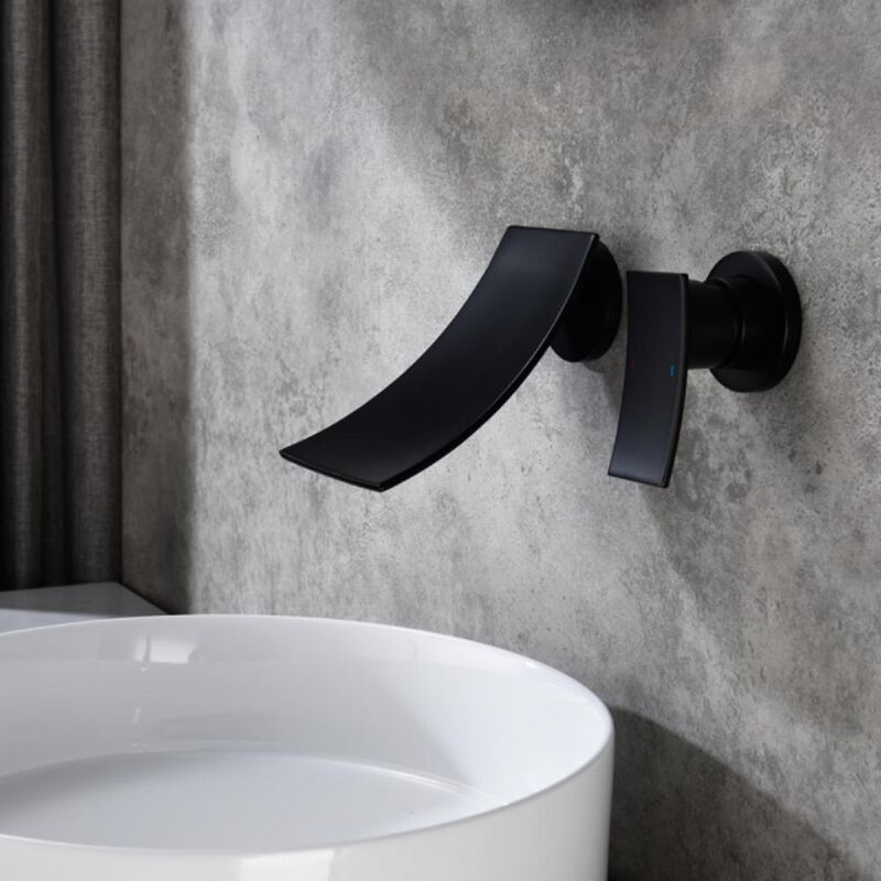 Wall Mounted Bathroom Waterfall Faucet Modern & Elegant Design