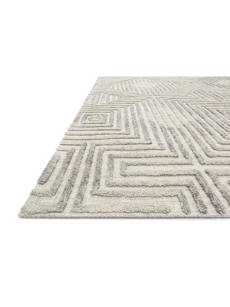 Ehren EHR02 Grey/Silver 7'9" x 9'9" Rug