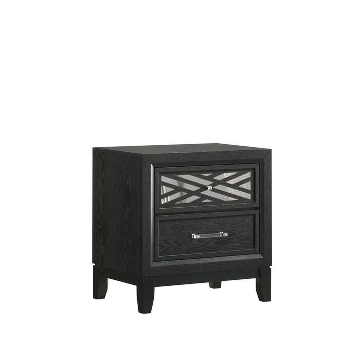 New Classic Furniture Obsidian Nightstand-Black