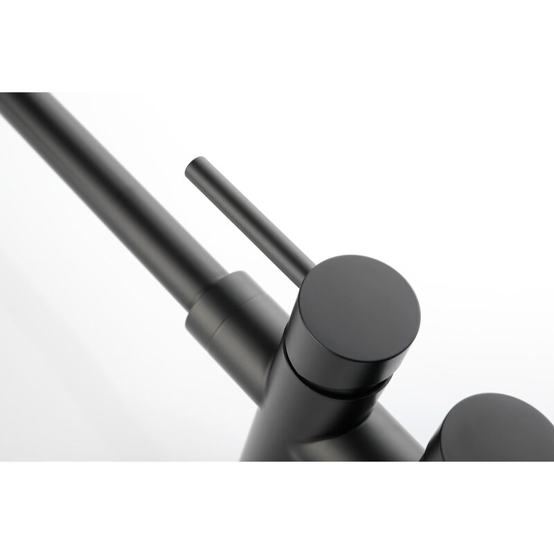 Mount Bathtub Faucet Freestanding Tub Filler Standing High Flow Shower Faucets