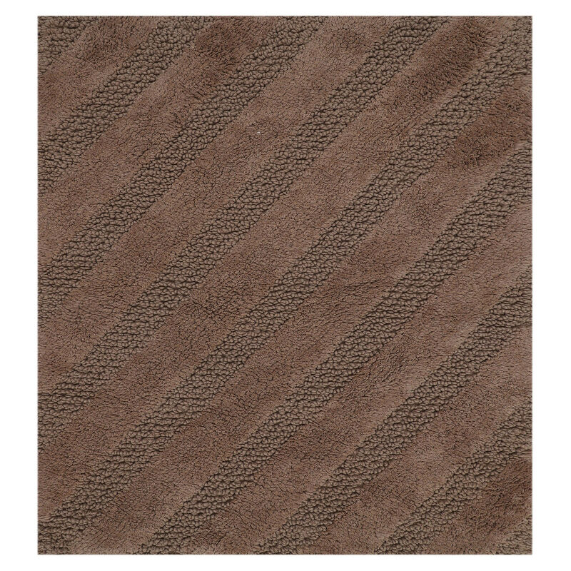 Unique Stripe Honeycomb Sculptured Bath Rug Is Made Soft Plush Cotton Is Super Soft The Touch