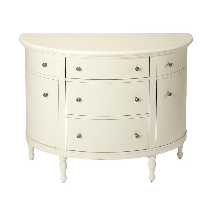 Butler Specialty Company Bedford Demilune Console Table, White