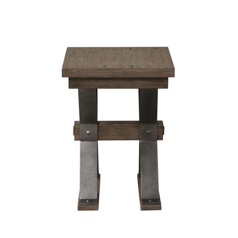 Starlight Canyon Home Brown Small Side Table – Elegant Sofa Table for Living Room or Couch Use
