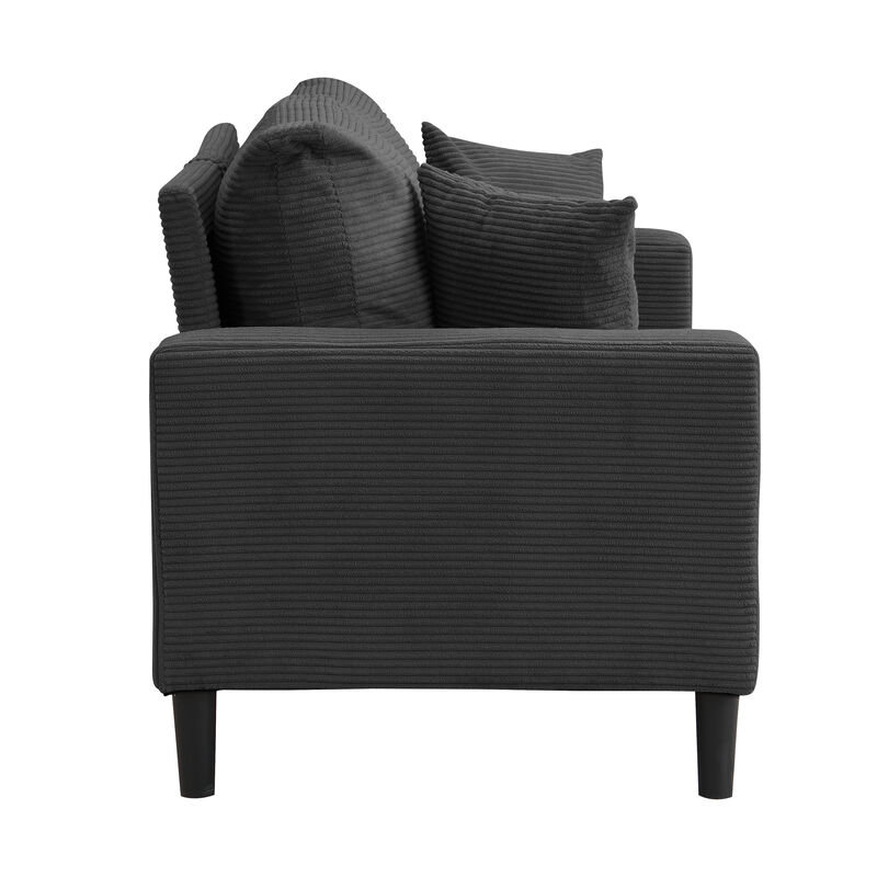 Merax Wooden Frame 2 Seats Loveseat Sofa