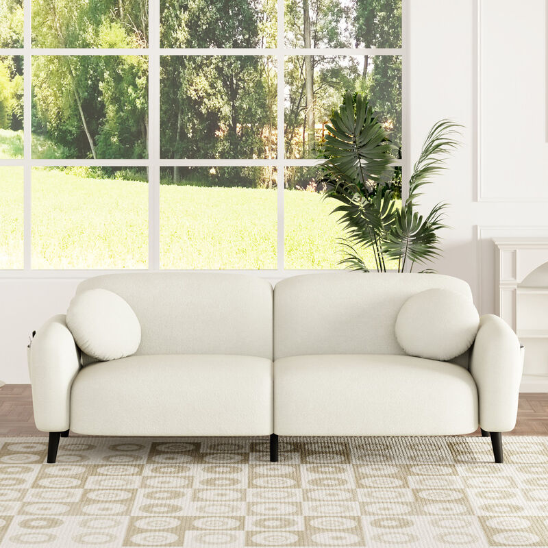 Merax Upholstered Loveseat 2 Seats Sofa