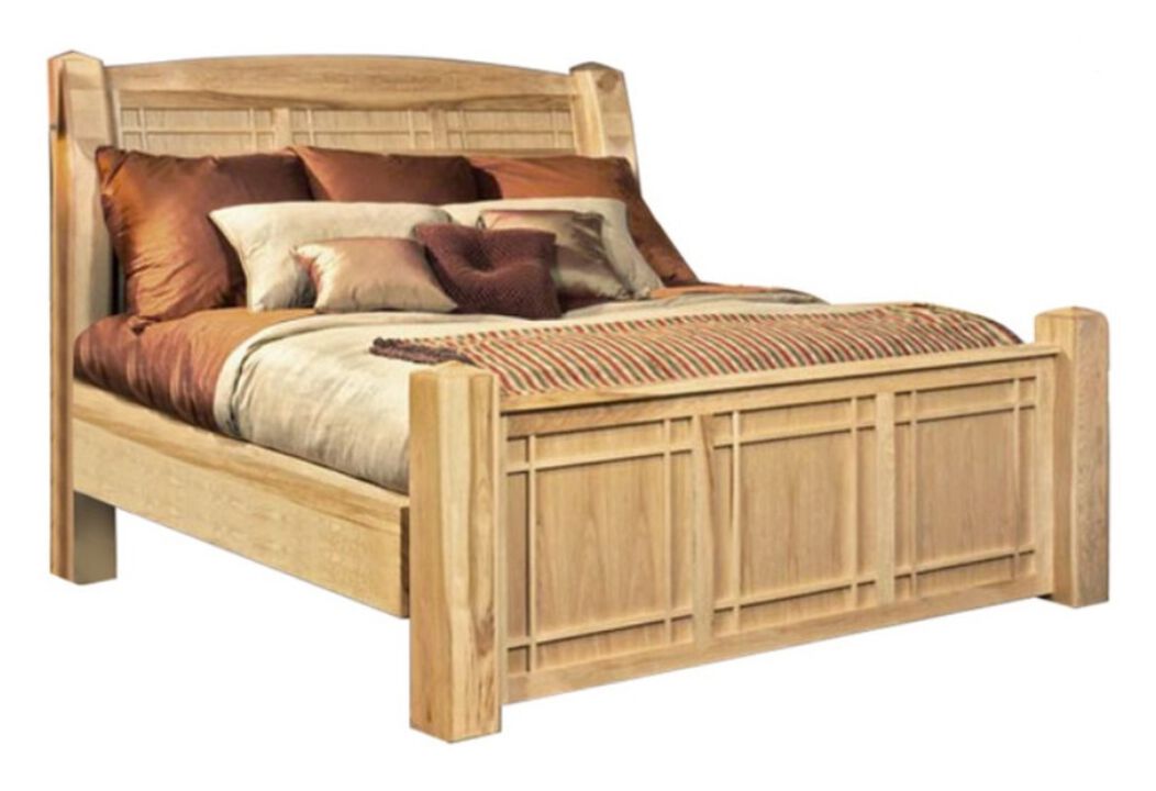 Belen Kox Natural King Arch Panel Bed, Belen Kox