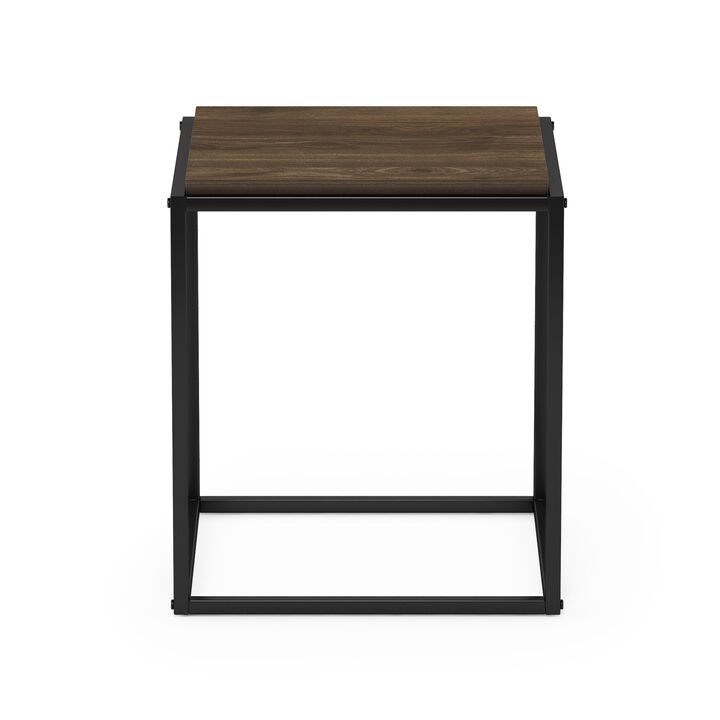 Furinno Furinno Moretti Modern Lifestyle Stackable Shelf, 1-Tier, Columbia Walnut
