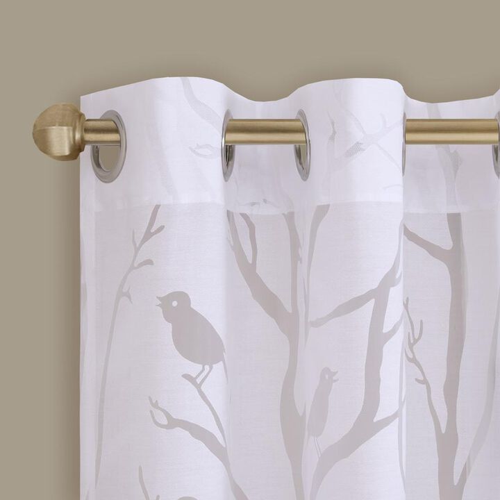 Belen Kox Averil Sheer Bird Window Panel, Belen Kox