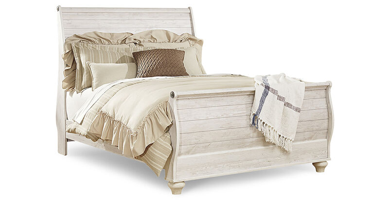 Willowton Queen Sleigh Bed
