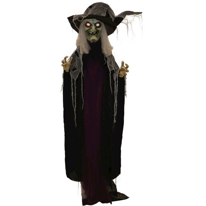 Haunted Hill Farm 75 animated standing witch
