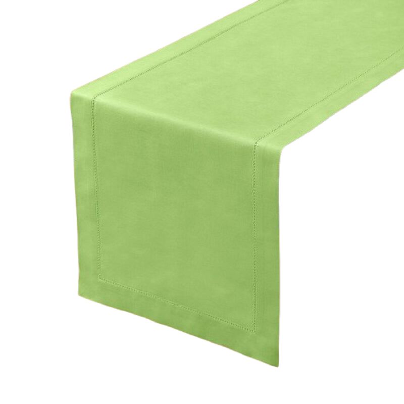 Solino Home Cotton Linen Hemstitch Table Runner