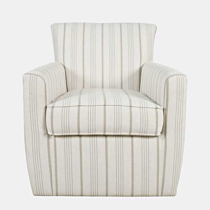 Jofran Blakely Harper Contemporary Traditional Swivel Accent Chair